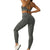 Yoga Leggings Damen Leo Zwart