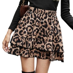 Leo Print Rock Kurz