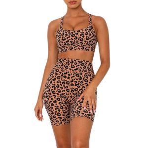 Leo Leggings Damen Kurz